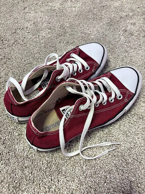 Converse Chuck Taylor All Star Red Canvas Sneakers